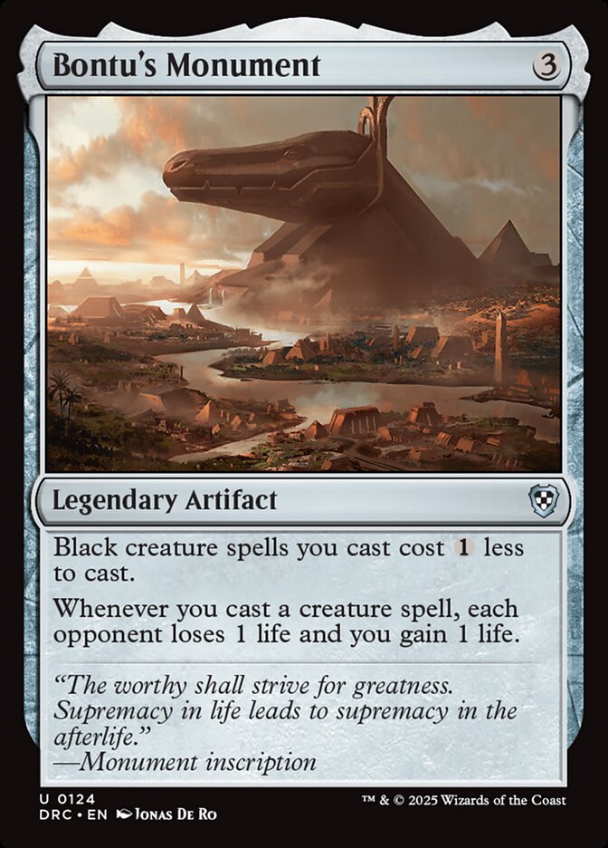 Bontu's Monument (Commander: Aetherdrift) 