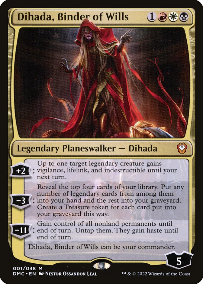 Dihada, Binder of Wills (Commander: Dominaria United)  - undefined