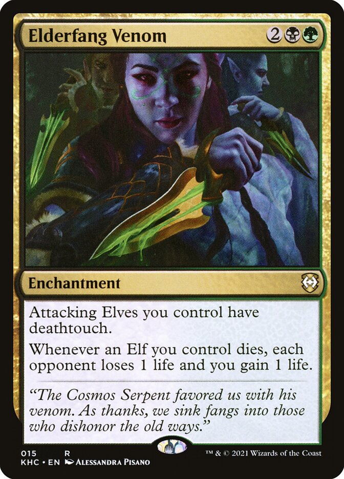 Elderfang Venom (Commander: Kaldheim) 