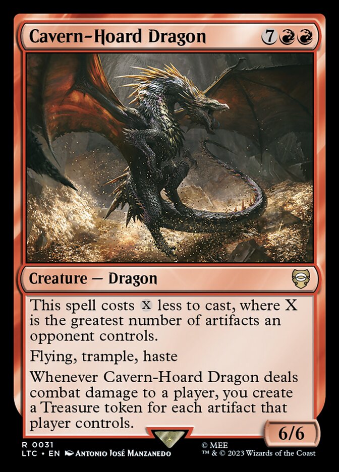 Cavern-Hoard Dragon (Commander: The Lord of the Rings: Tales of Middle-earth) 