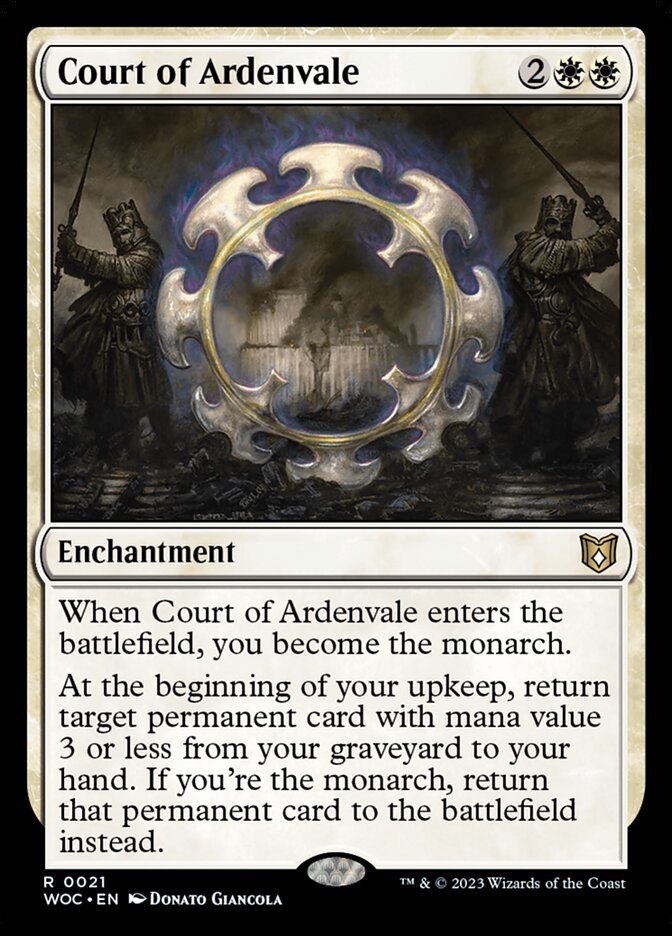 Court of Ardenvale (Commander: Wilds of Eldraine) 