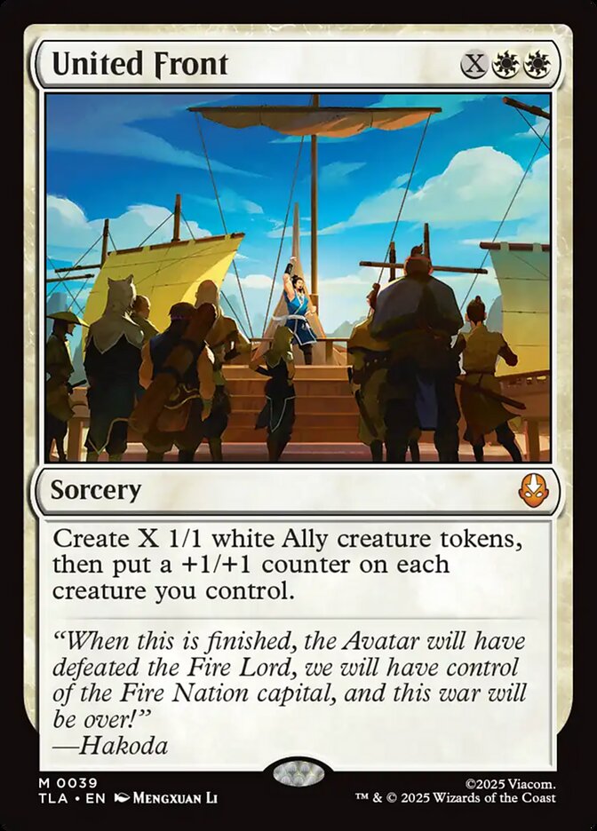 United Front 39/286 (Avatar: The Last Airbender)  - Foil
