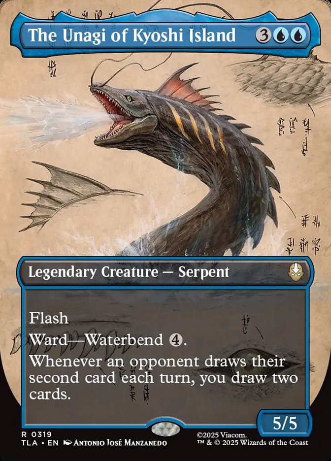 The Unagi of Kyoshi Island 319 (Avatar: The Last Airbender)  - Foil