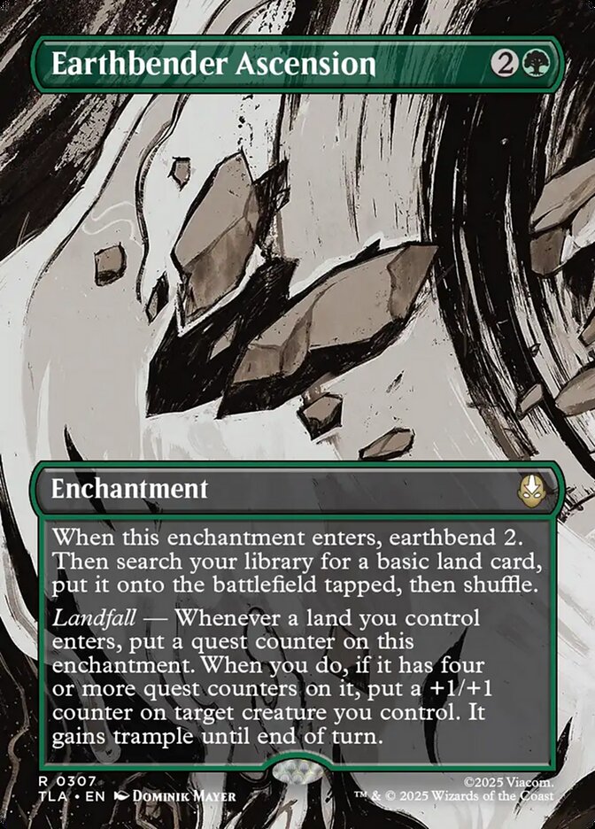 Earthbender Ascension  307/286 (Avatar: The Last Airbender)  - Borderless Foil