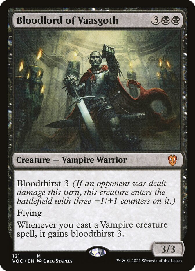 Bloodlord of Vaasgoth (Commander: Innistrad: Crimson Vow) 