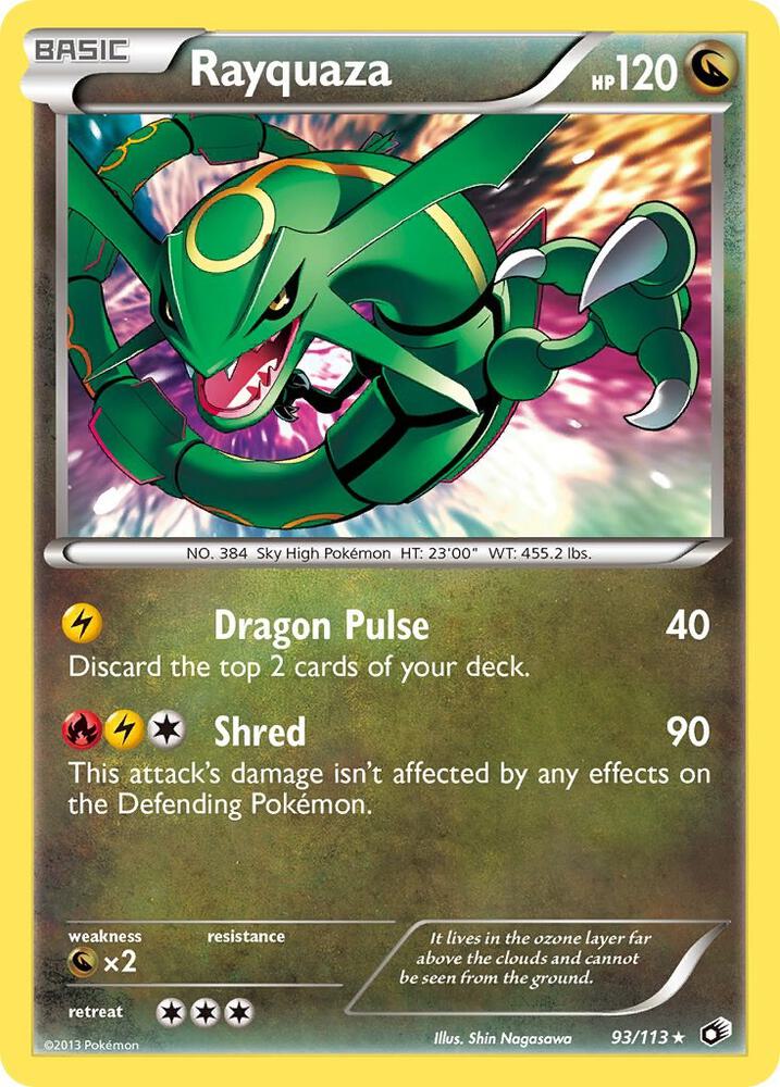 Rayquaza (Legendary Treasures)  - Holofoil