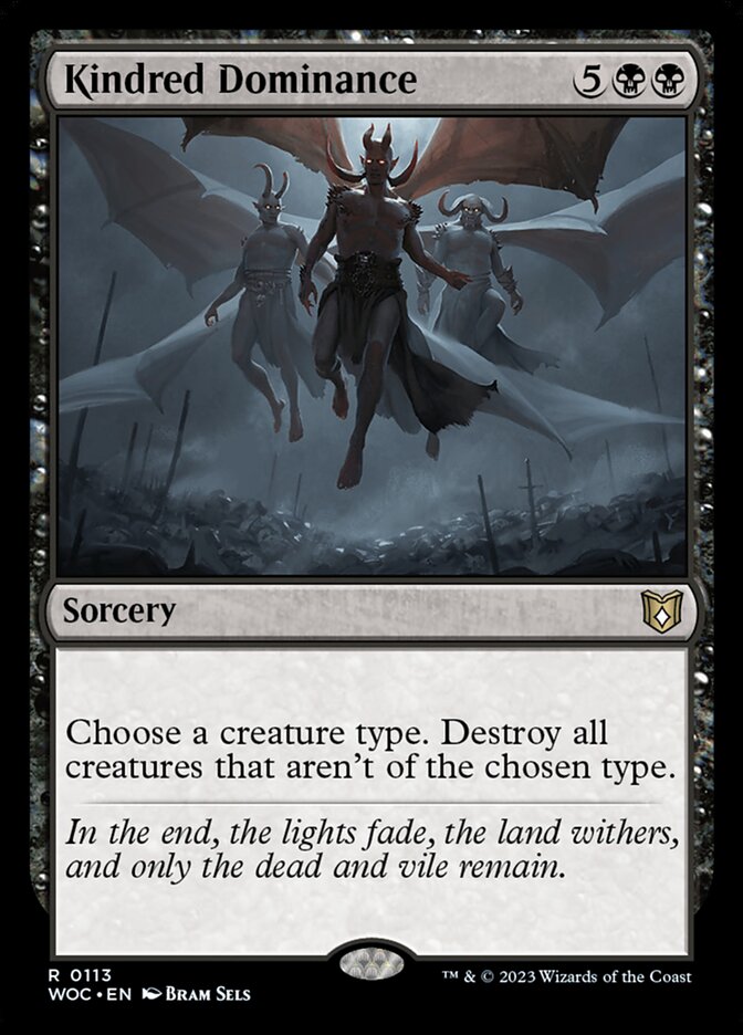 Kindred Dominance (Commander: Wilds of Eldraine) 