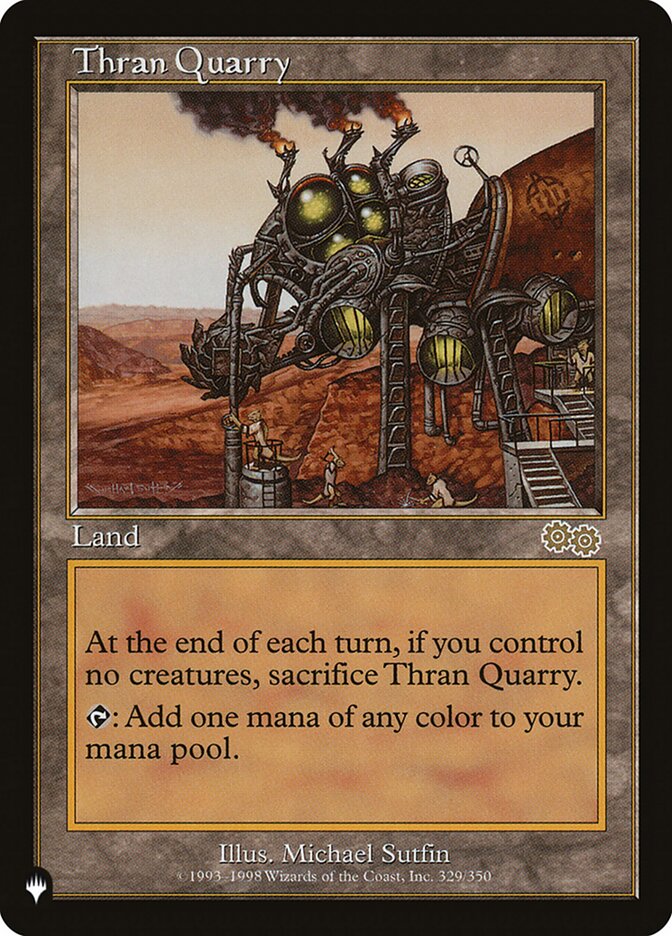 Thran Quarry (The List Reprints) 