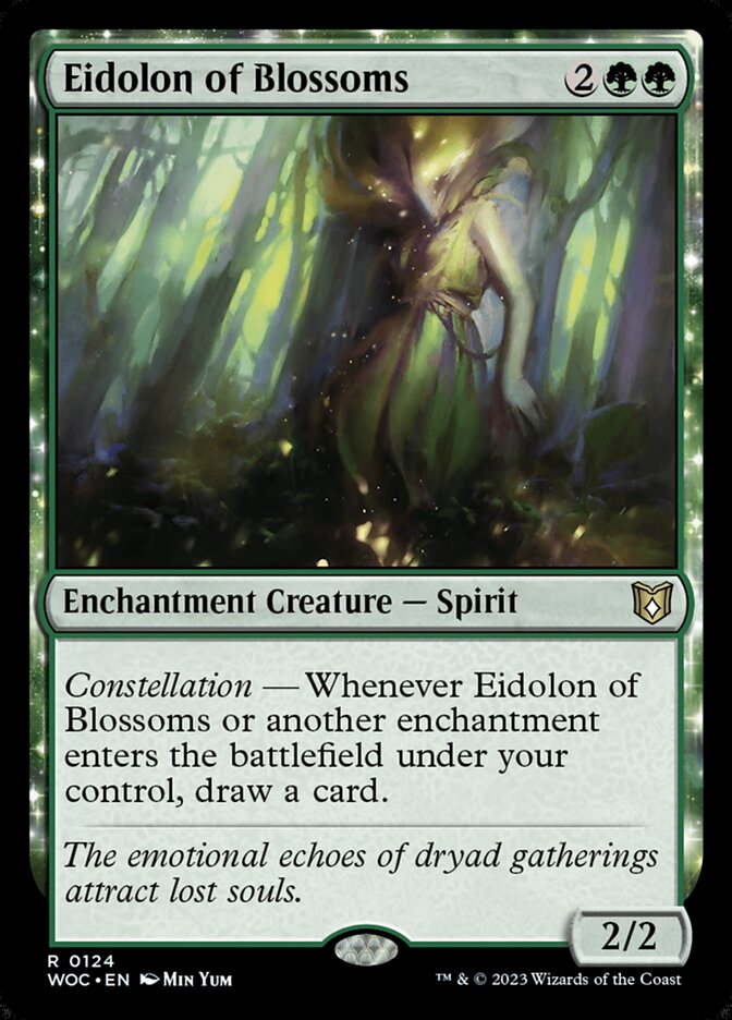 Eidolon of Blossoms 124/173 (Commander: Wilds of Eldraine) 