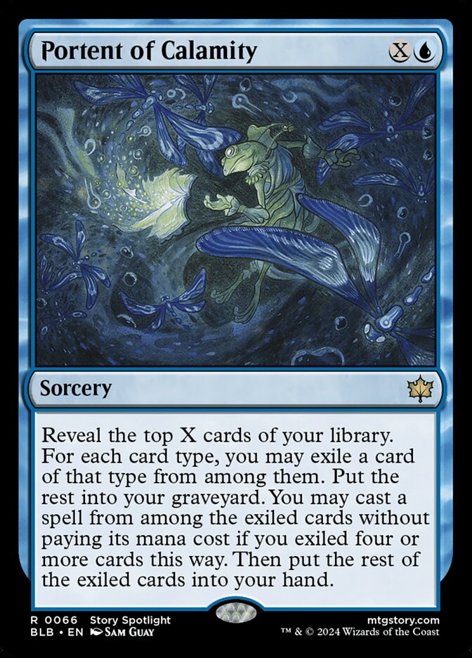 Portent of Calamity 66 (Bloomburrow)  - Foil