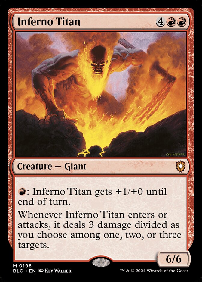 Inferno Titan (Commander: Bloomburrow) 