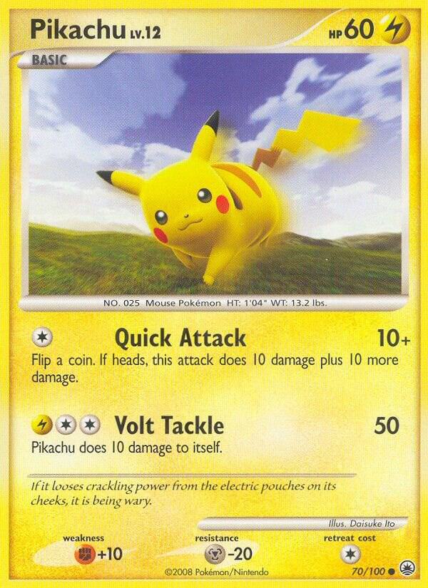 Pikachu 70/100 (Majestic Dawn) 
