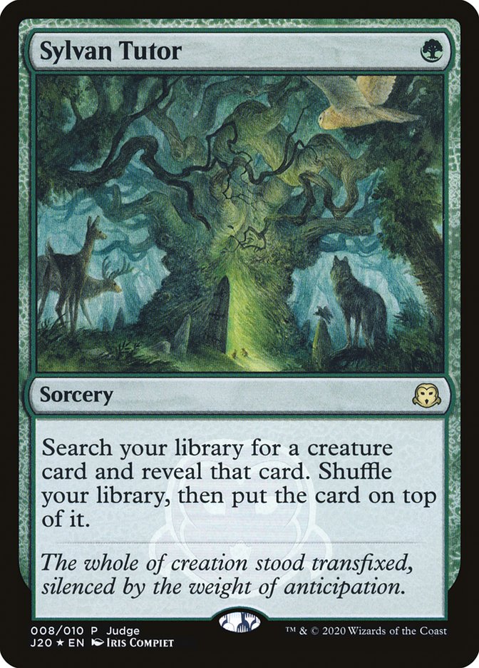 Sylvan Tutor 8/10 (Judge Promos)  - Foil