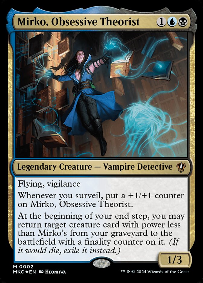 Mirko, Obsessive Theorist (Commander: Murders at Karlov Manor)  - undefined