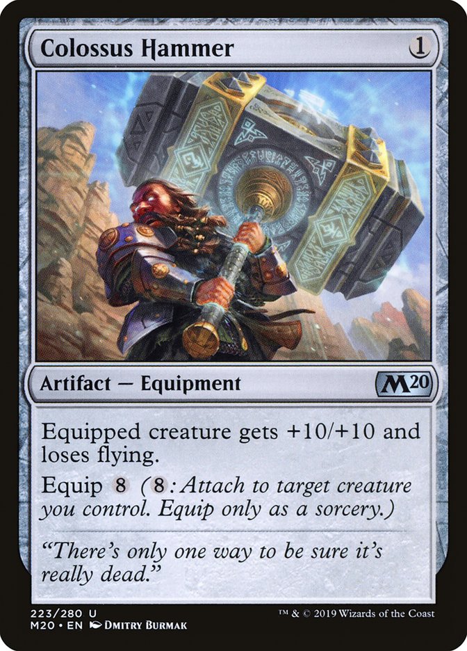 Colossus Hammer 223 (Core Set 2020)  - Foil