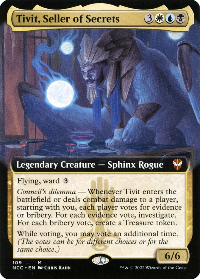 Tivit, Seller of Secrets 109/93 (Commander: Streets of New Capenna)  - Foil