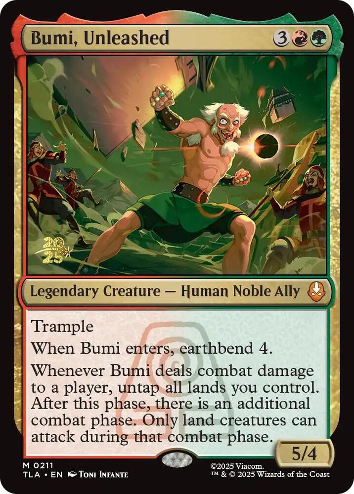 Bumi Unleashed 211s/88 (Prerelease Cards)  - Foil