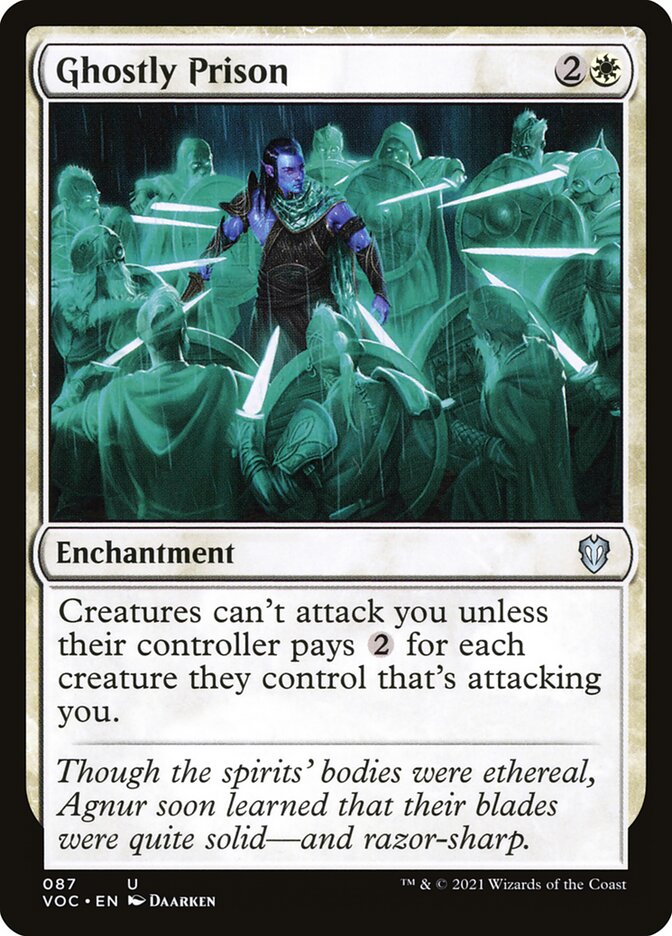 Ghostly Prison 87/38 (Commander: Innistrad: Crimson Vow) 