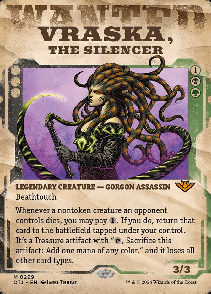Vraska, the Silencer 299/286 (Outlaws of Thunder Junction)  - Showcase
