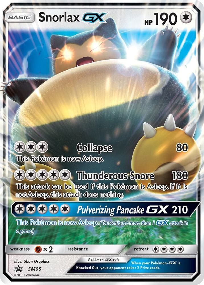 Snorlax GX SM05 SM05 (SM Promos)  - Holofoil