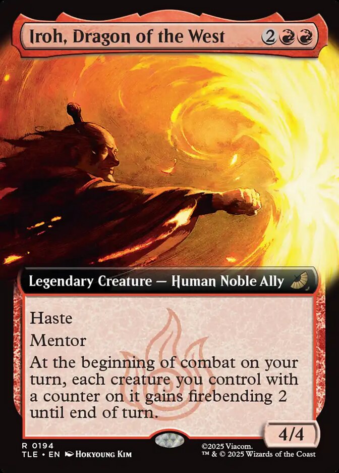 Iroh, Dragon of the West 194/317 (Avatar: The Last Airbender: Eternal-Legal)  - Extended Art