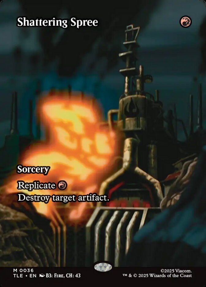 Shattering Spree 36/317 (Avatar: The Last Airbender: Eternal-Legal)  - Borderless Foil