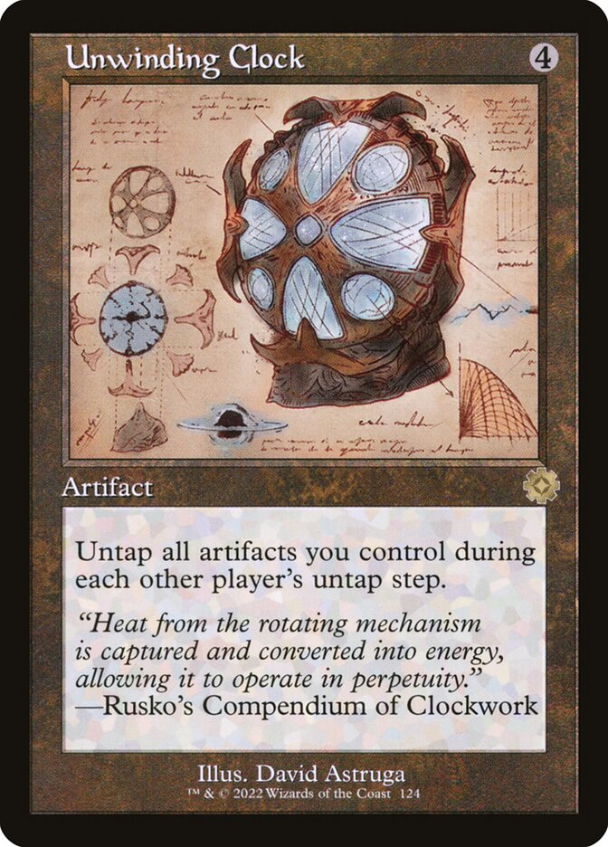 Unwinding Clock 124 (The Brothers' War: Retro Frame Artifacts) 