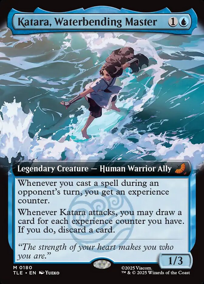 Katara, Waterbending Master 180/317 (Avatar: The Last Airbender: Eternal-Legal)  - Extended Art 