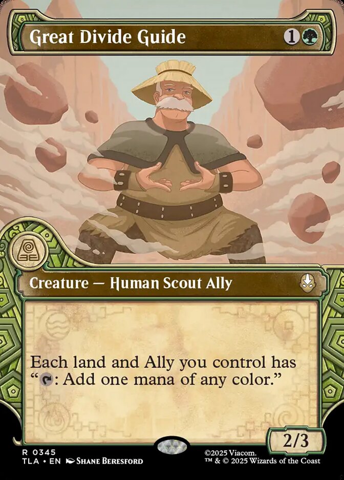 Great Divide Guide  345/286 (Avatar: The Last Airbender)  - Showcase Foil