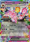 Espeon ex Prismatic Evolutions Stamp 034/131 (Miscellaneous Cards & Products)  - Holofoil
