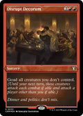 Disrupt Decorum 533/451 (Commander Masters)  - Etched Foil