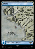 Island 716 (Universes Beyond: The Lord of the Rings: Tales of Middle-earth)  - Full Art Surge Foil