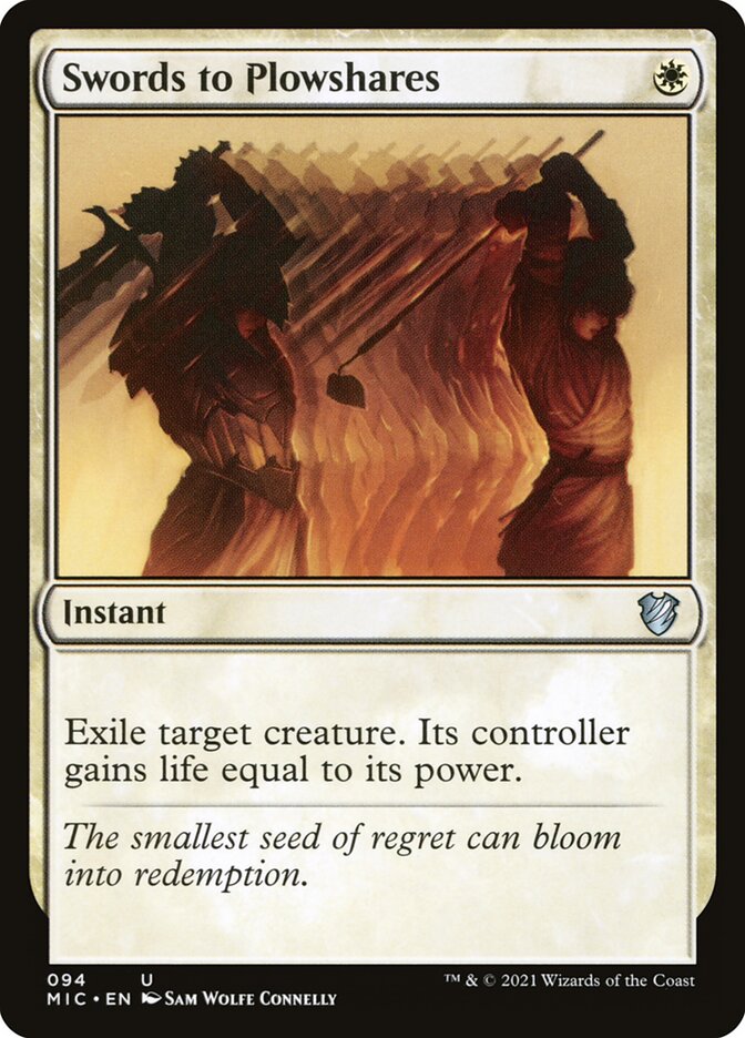 Swords to Plowshares 94/38 (Commander: Innistrad: Midnight Hunt) 