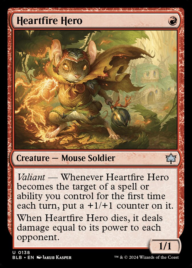 Heartfire Hero (Bloomburrow) 