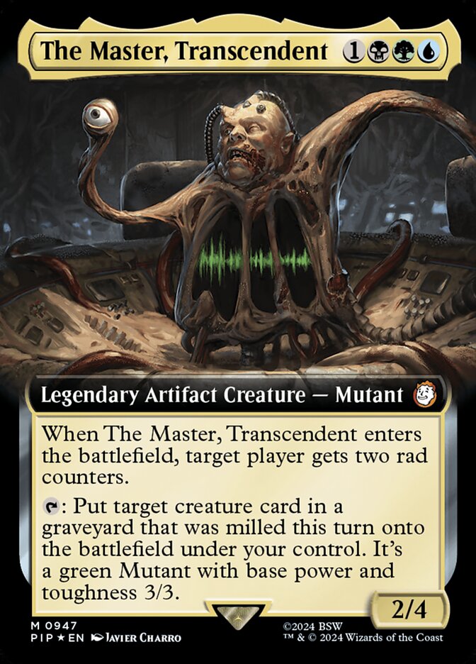 The Master, Transcendent 947/326 (Universes Beyond: Fallout)  - Extended Art Surge Foil
