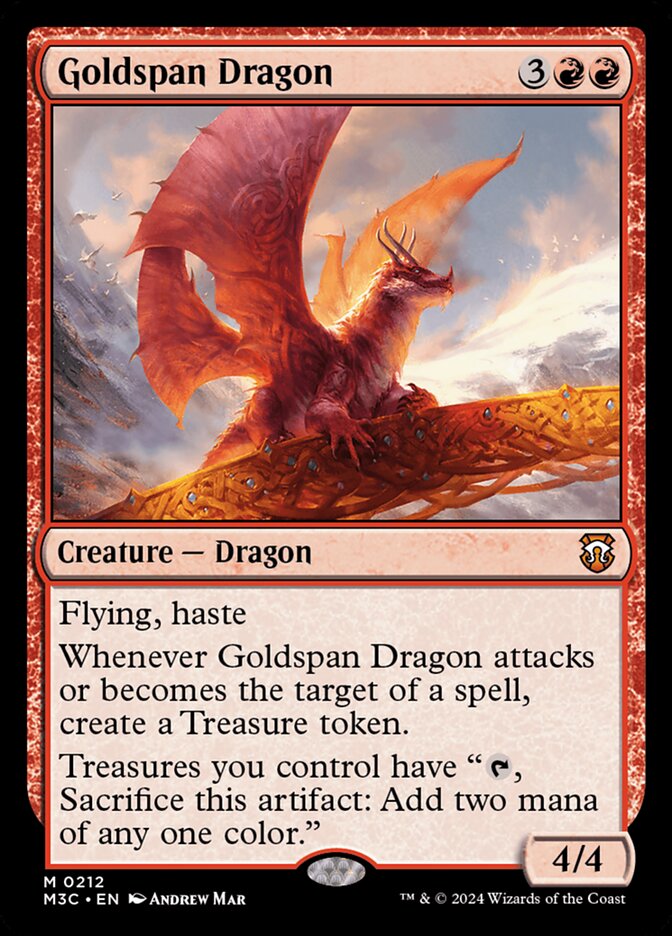 Goldspan Dragon (Commander: Modern Horizons 3) 