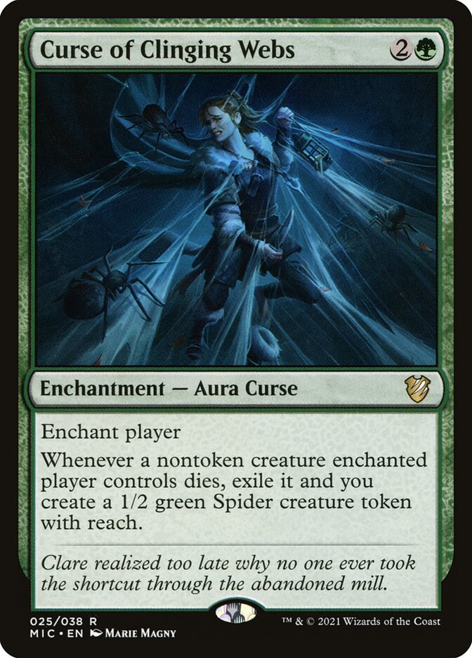 Curse of Clinging Webs (Commander: Innistrad: Midnight Hunt) 