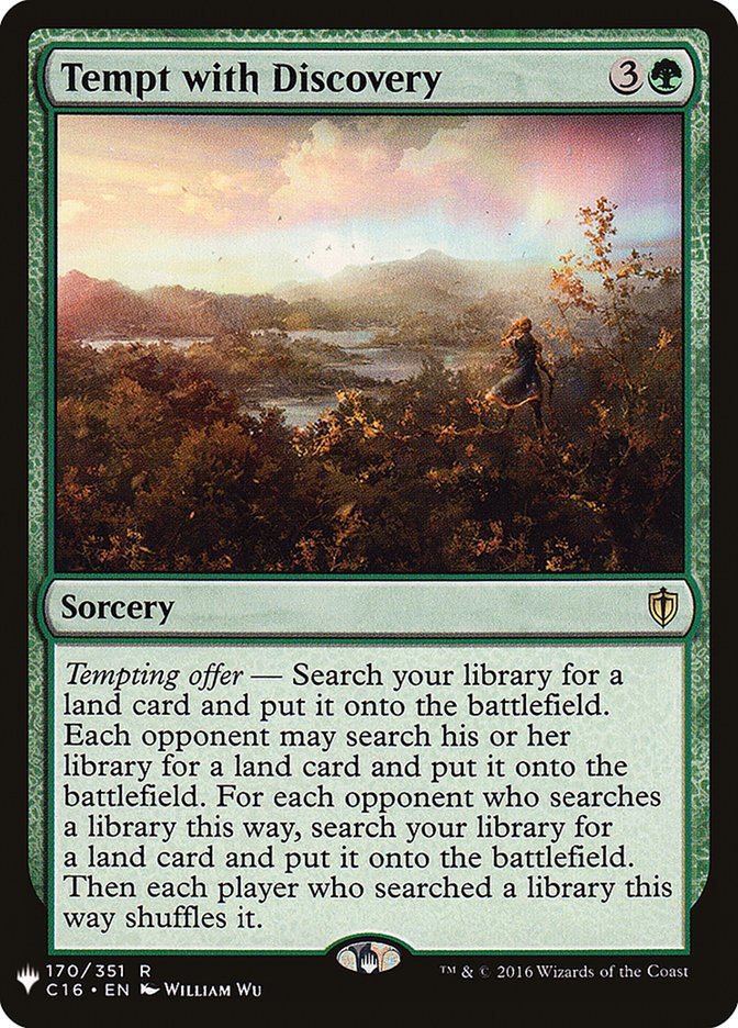 Tempt with Discovery (The List Reprints) 