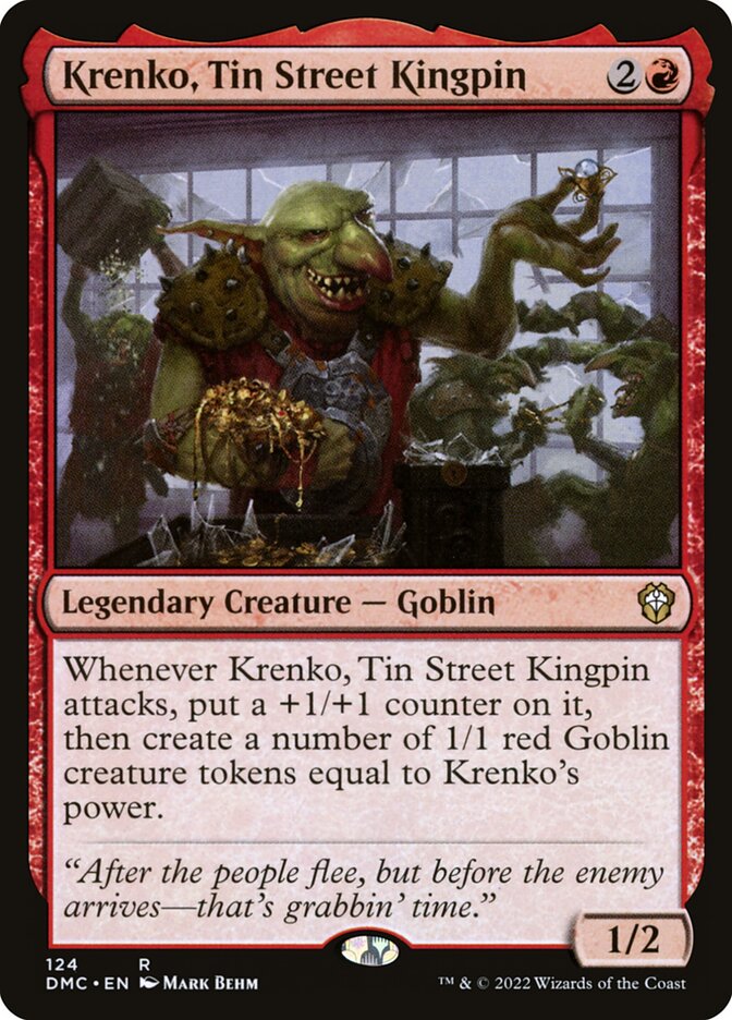 Krenko, Tin Street Kingpin (Commander: Dominaria United) 