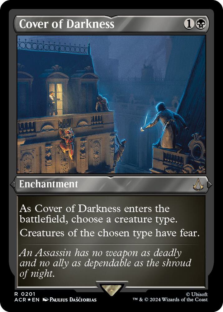 Cover of Darkness Foil Etched (Universes Beyond: Assassin's Creed)  - undefined
