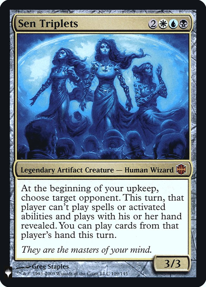Sen Triplets 109 (The List Reprints)  - Foil