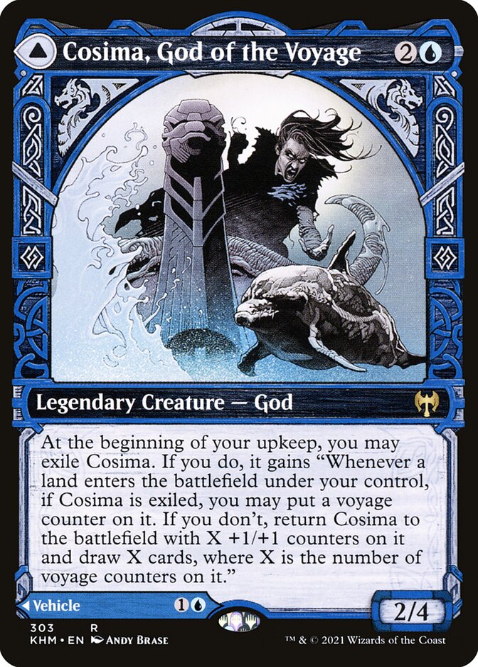 Cosima God of the Voyage Showcase 303 (Kaldheim) 