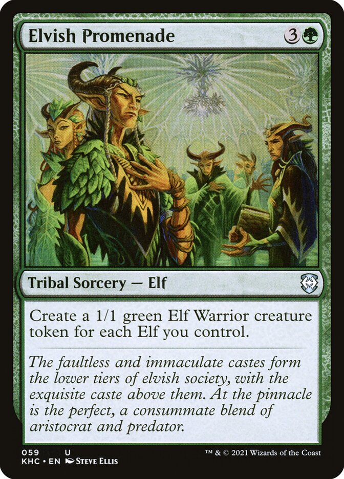 Elvish Promenade 59/1 (Commander: Kaldheim) 