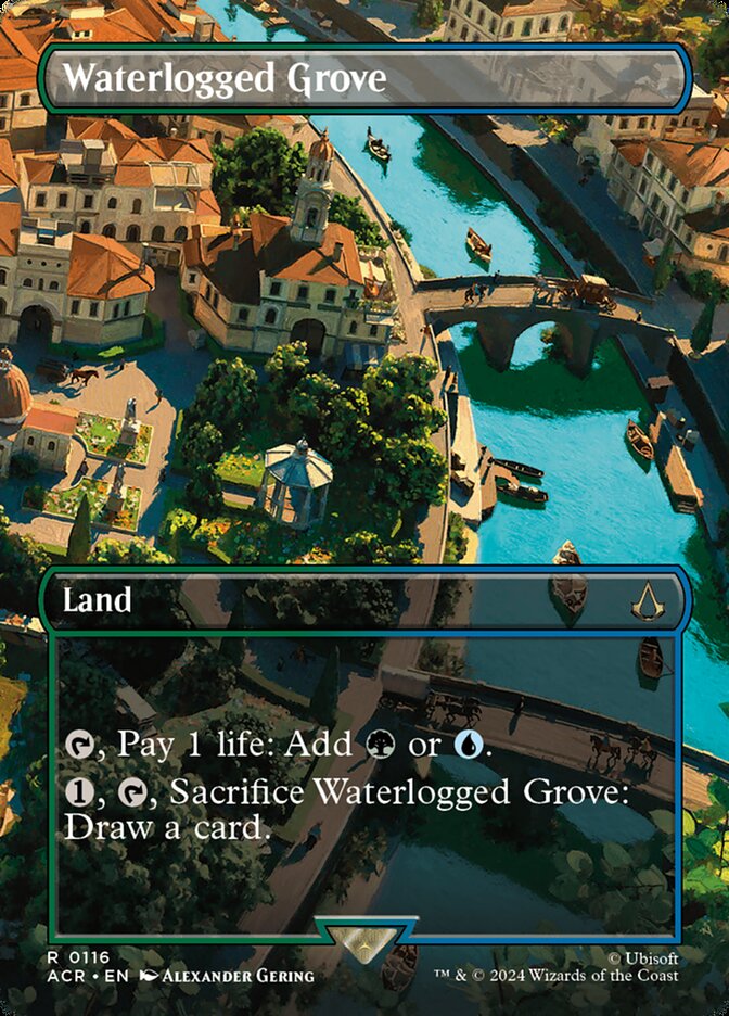 Waterlogged Grove (Universes Beyond: Assassin's Creed) 