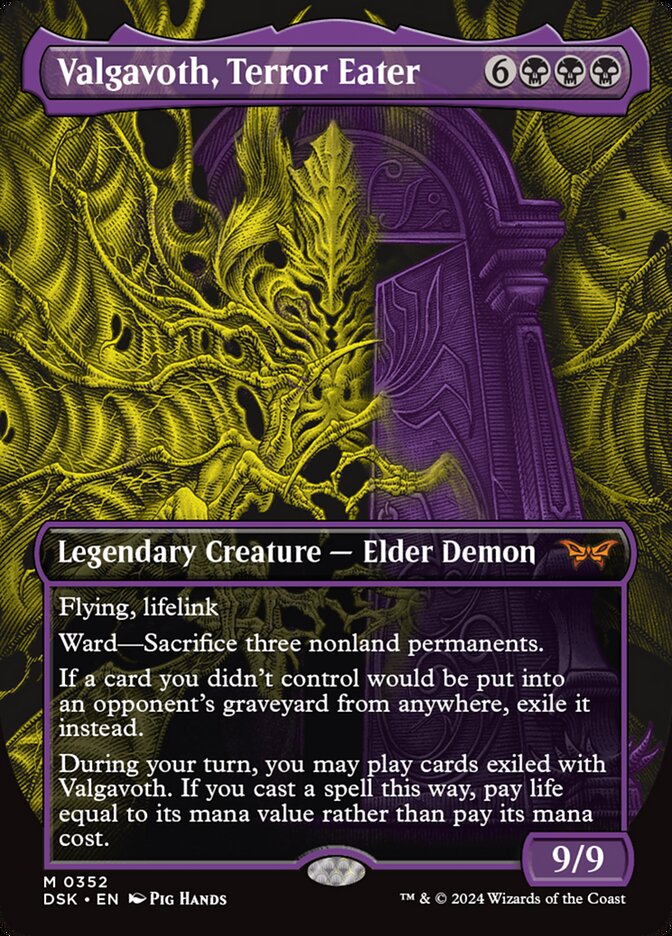 Valgavoth, Terror Eater 352 (Duskmourn: House of Horror)  - Borderless