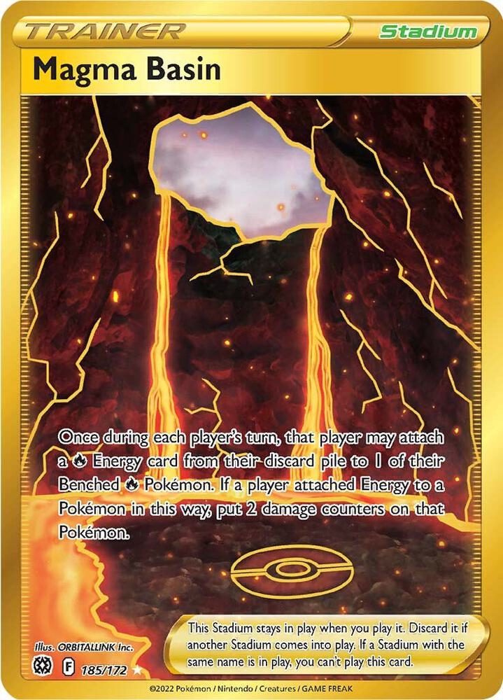 Magma Basin Secret (SWSH09: Brilliant Stars)  - Holofoil