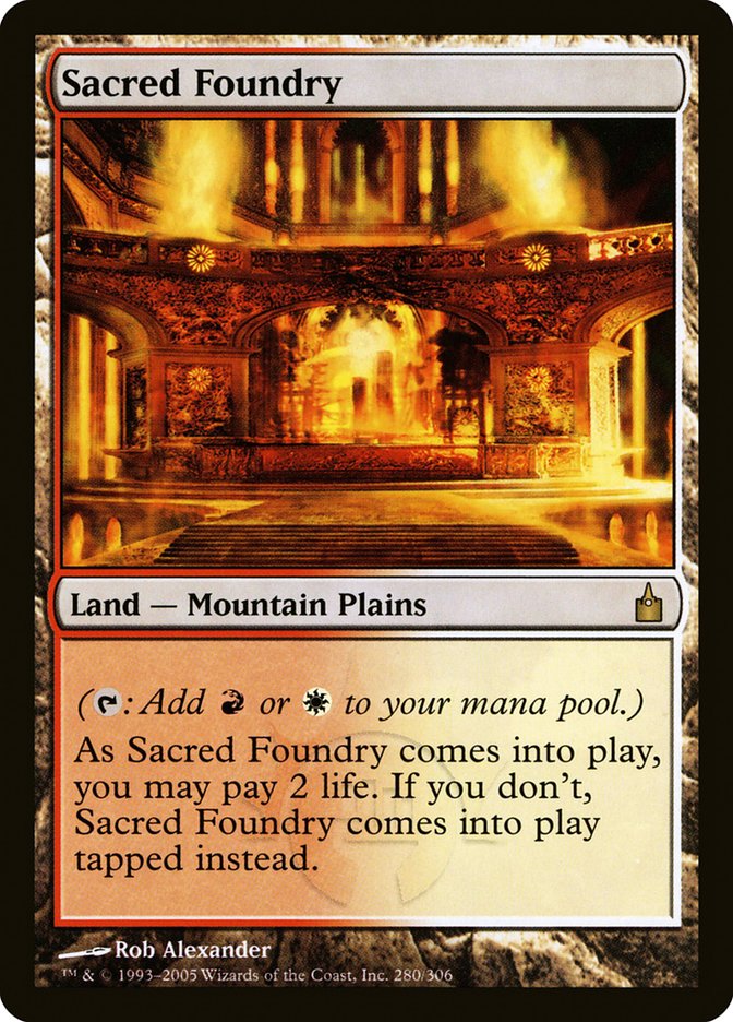 Sacred Foundry (Ravnica: City of Guilds) 