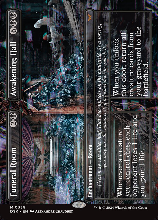 Funeral Room // Awakening Hall 338 (Duskmourn: House of Horror)  - Borderless