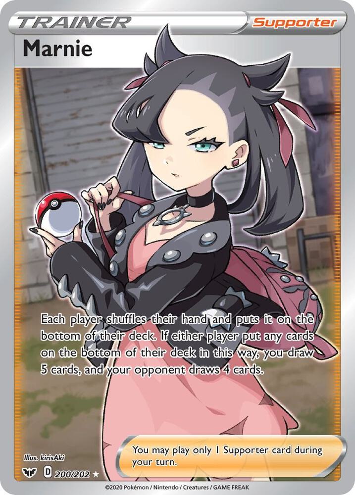 Marnie Full Art (SWSH01: Sword & Shield Base Set)  - Holofoil