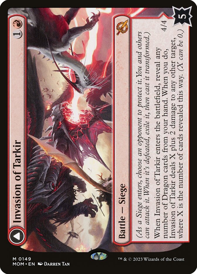 Invasion of Tarkir // Defiant Thundermaw 149/291 (March of the Machine)  - Foil